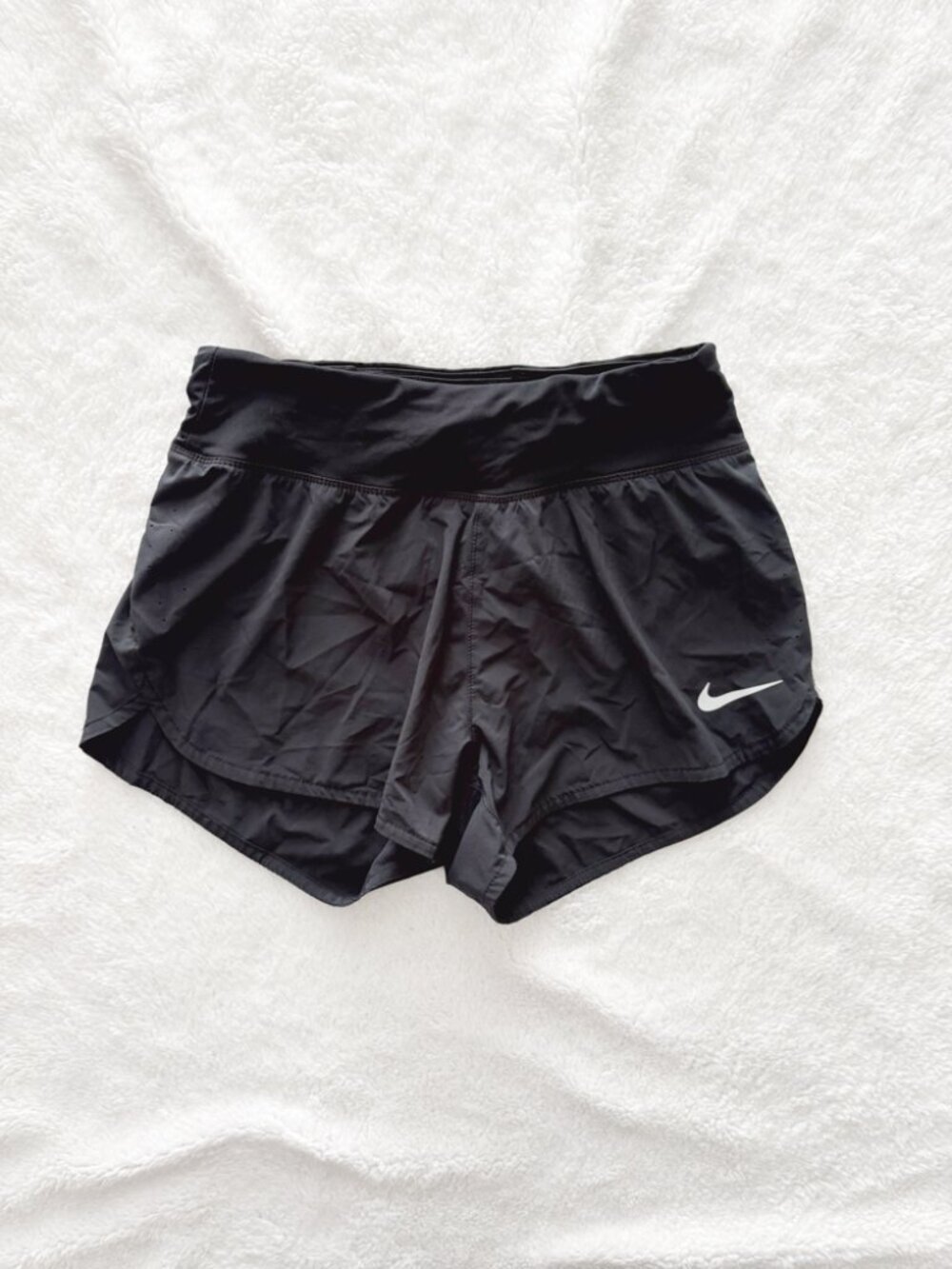Nike Dri-FIT Running Shorts Black Size S Lined Athletic Workout Gym - Picture 2 of 10
